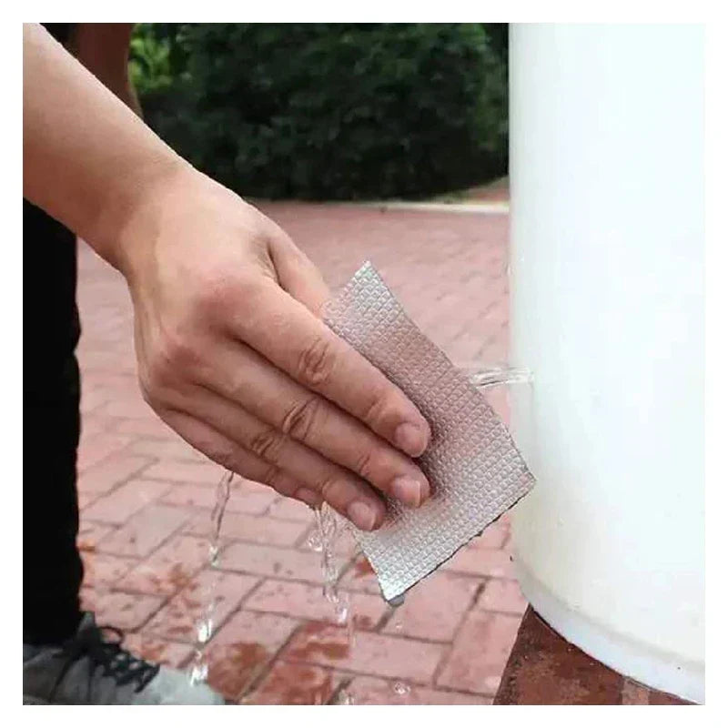 Vanntett Varmebestandig Tape - Tykkere Butyl-aluminiumstape for Reparasjon av Vegger, Bassenger og Tak - Selvklebende Tape