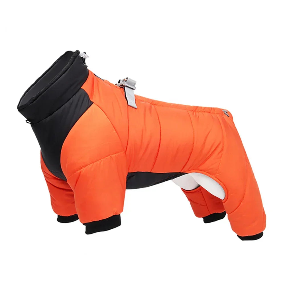 FurLuxe vanntett vinterjakke med sele - Hundejakke for små og mellomstore hunder