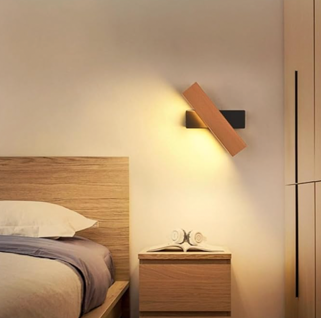 Japansk LED-vegglampe | Minimalistisk, dreibar vegglampe