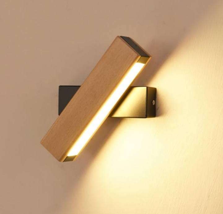 Japansk LED-vegglampe | Minimalistisk, dreibar vegglampe