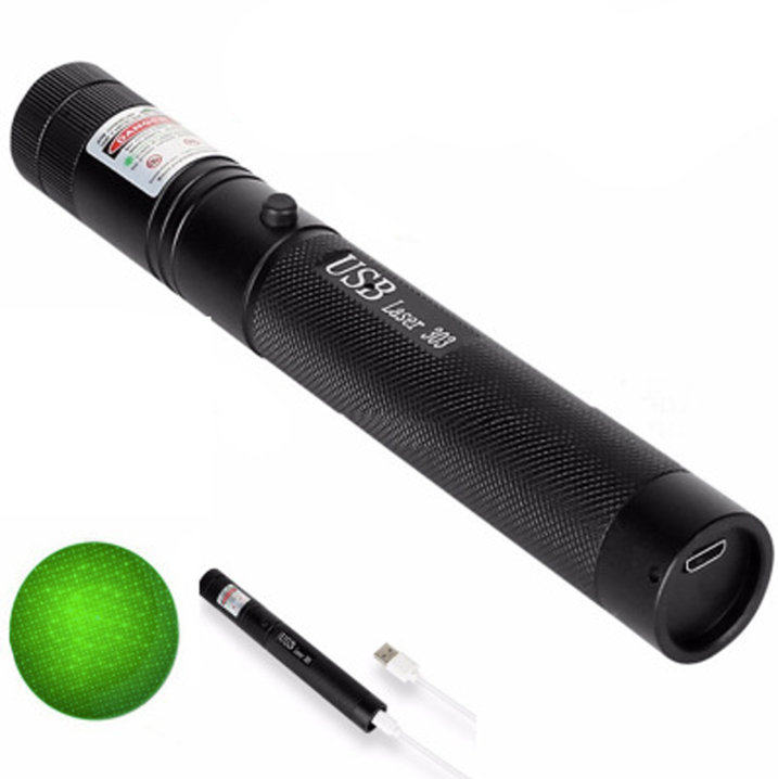 Zelara-Power Laser Pointer 303 - Oppladbar USB-laserpeker med høy effekt