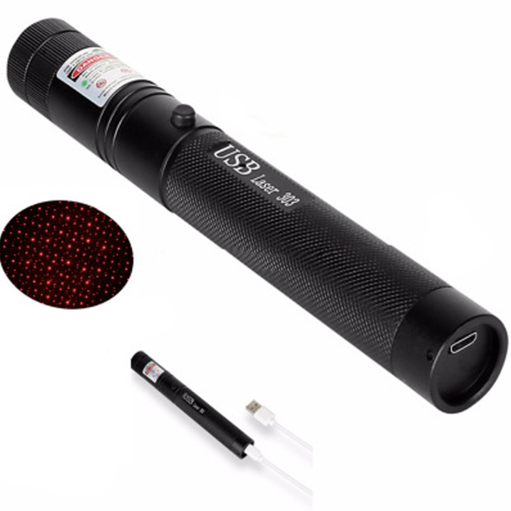 Zelara-Power Laser Pointer 303 - Oppladbar USB-laserpeker med høy effekt