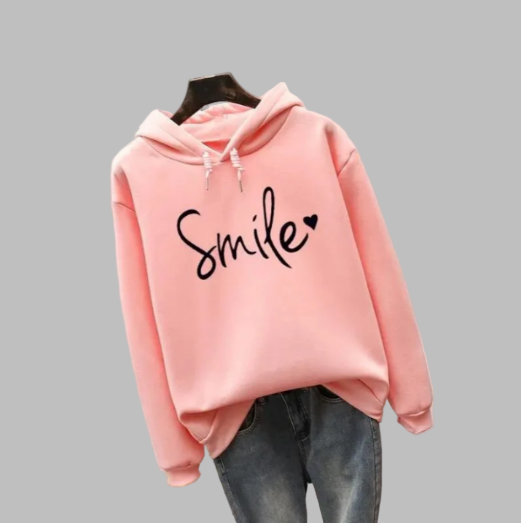 Damen Smil Hoodie