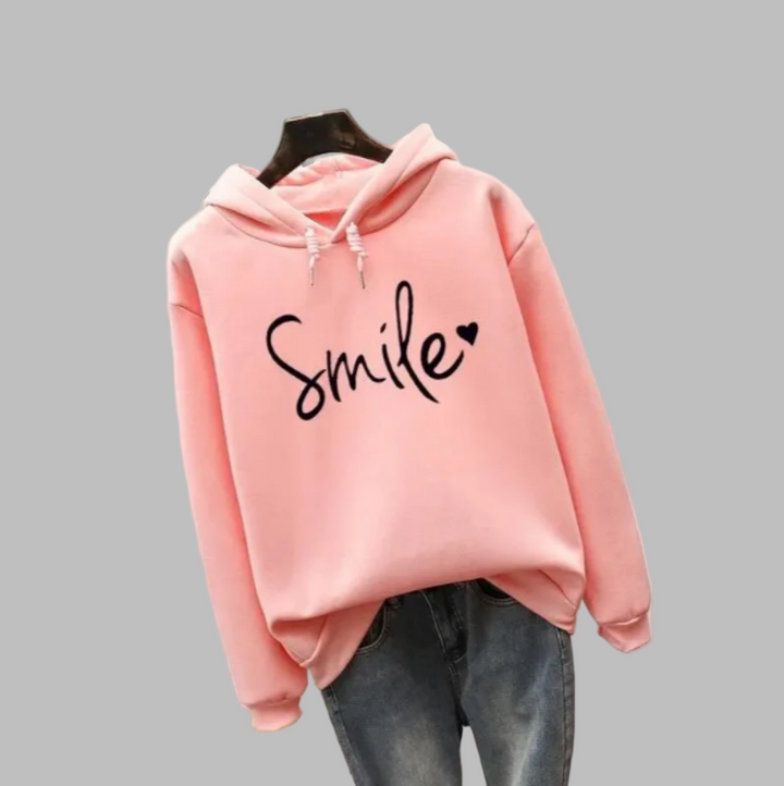 Damen Smil Hoodie