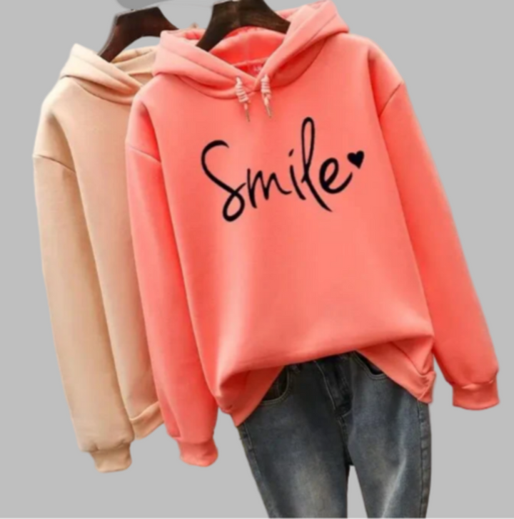 Damen Smil Hoodie