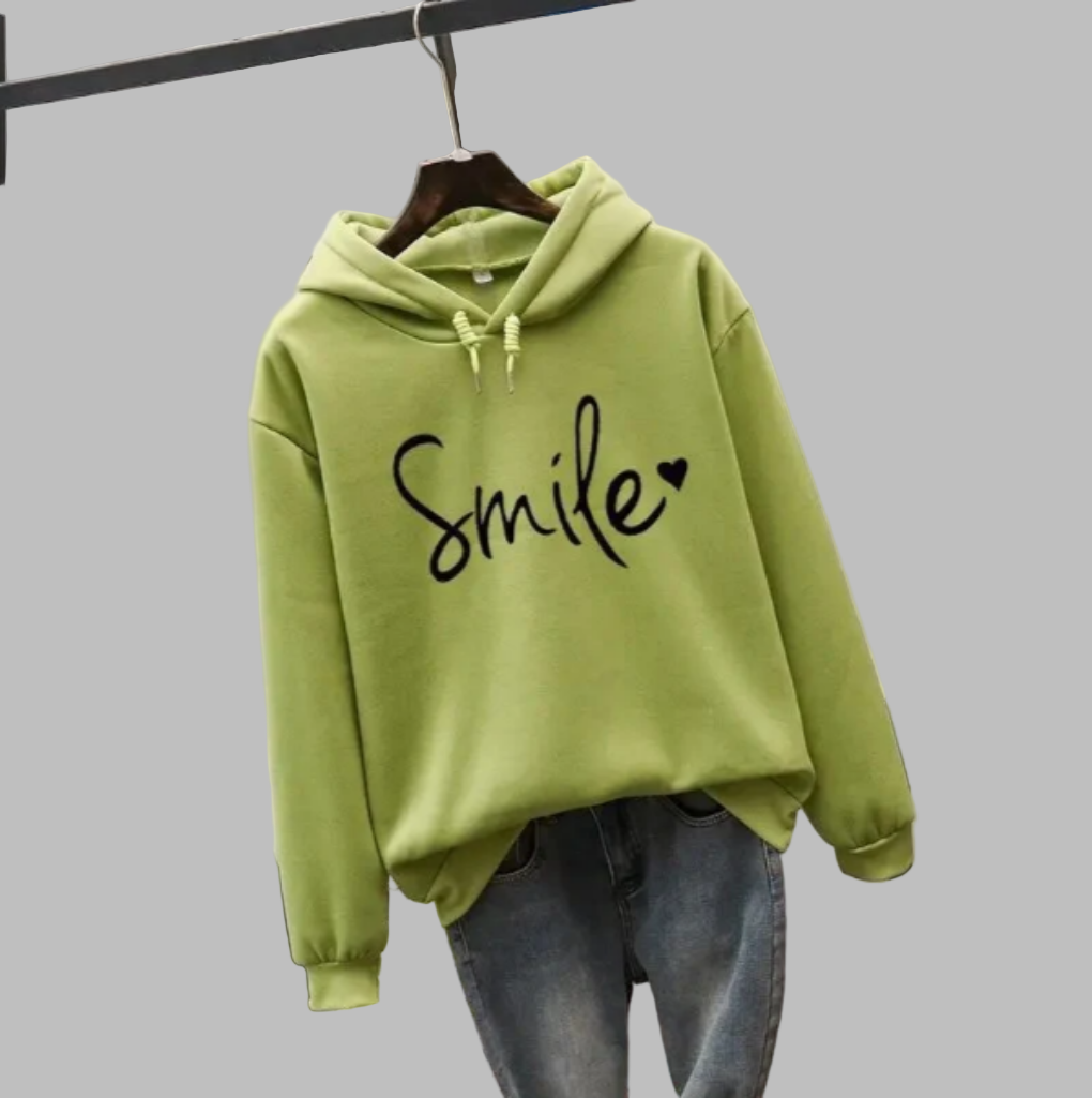 Damen Smil Hoodie