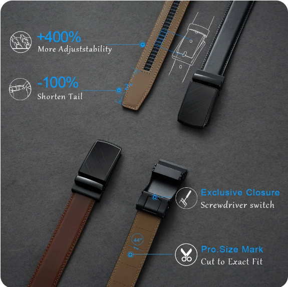 Herrebelte med automatisk spenne – Eleganzio