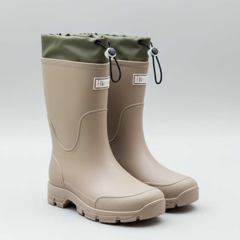 Vanntette regnstøvler med sklisikker såle – mid-calf