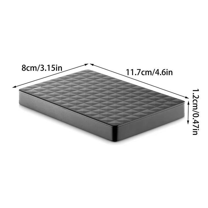 Ultrarask ekstern harddisk 8TB – Bærbar USB 3.0-lagringsløsning