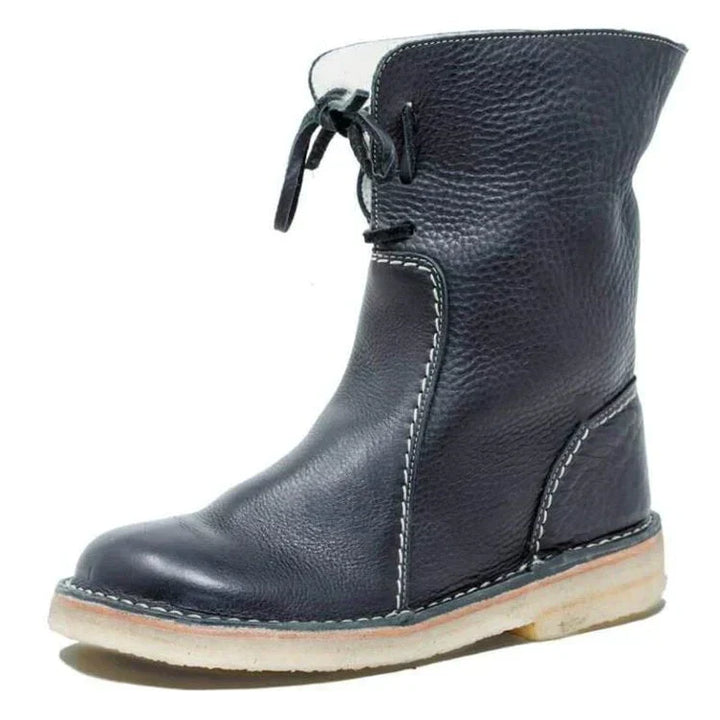 Luksuriøse halvhøye fôrede damestøvler - Sophia Hike Boot