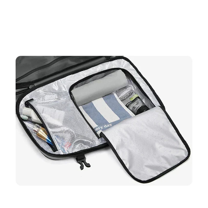ElitePack ryggsekk med luftkomprimering | Vanntett 60L ryggsekk for jobb og reise med vakuumkomprimeringsteknologi