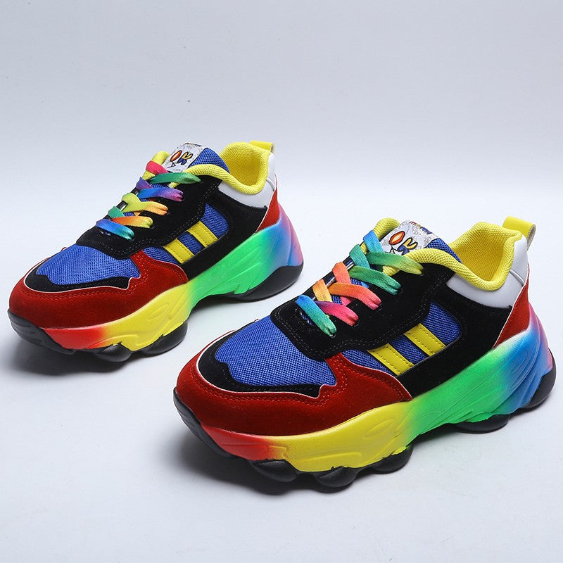Fargerike sneakers for kvinner – Solenya