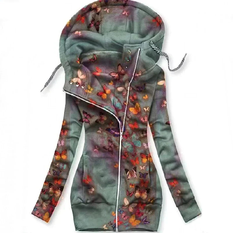 Butterfly Art-cardigan for kvinner – Alina