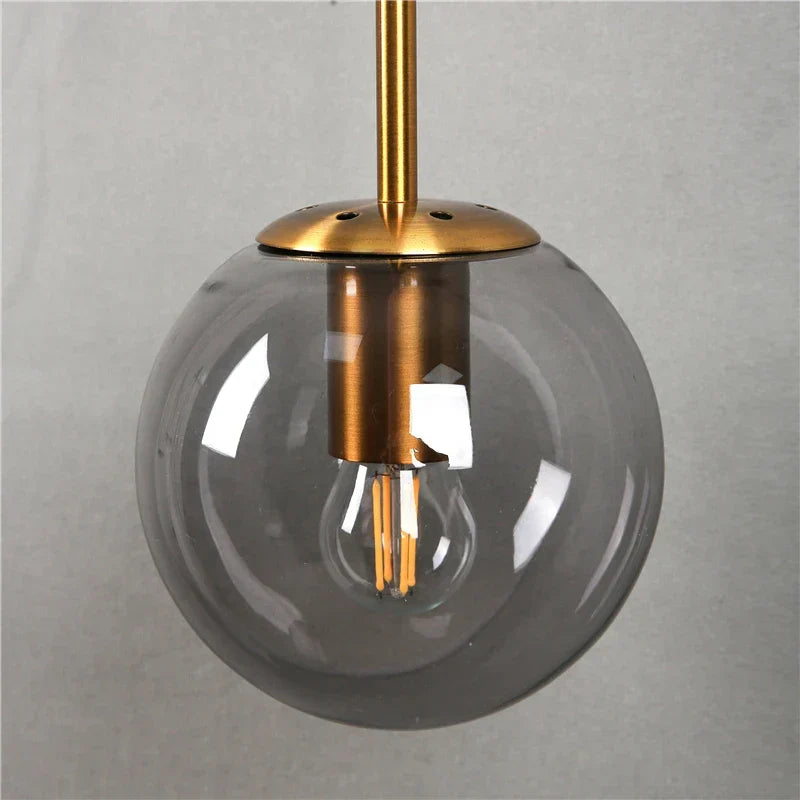 GlacioGlow Vegglampe i Retro-glass | Elegant nattbordlampe for varm stemningsbelysning