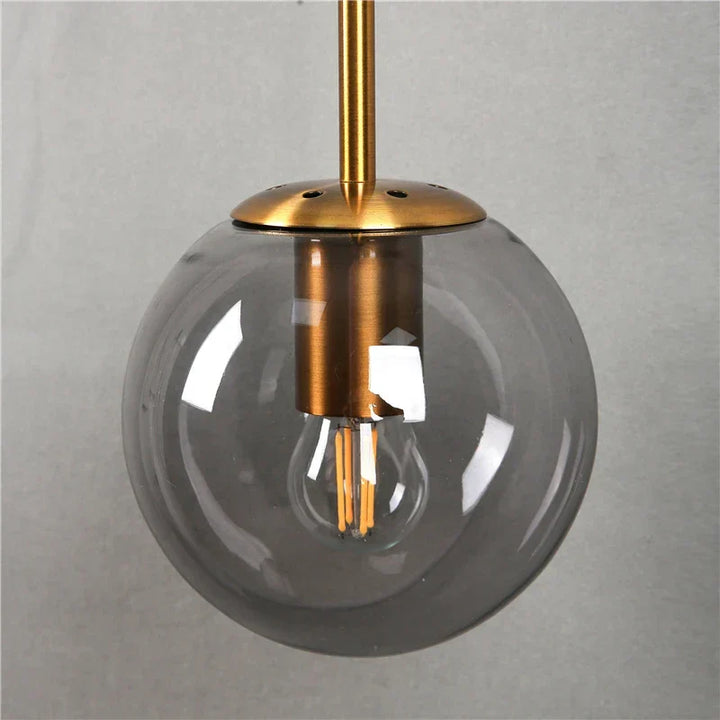 GlacioGlow Vegglampe i Retro-glass | Elegant nattbordlampe for varm stemningsbelysning