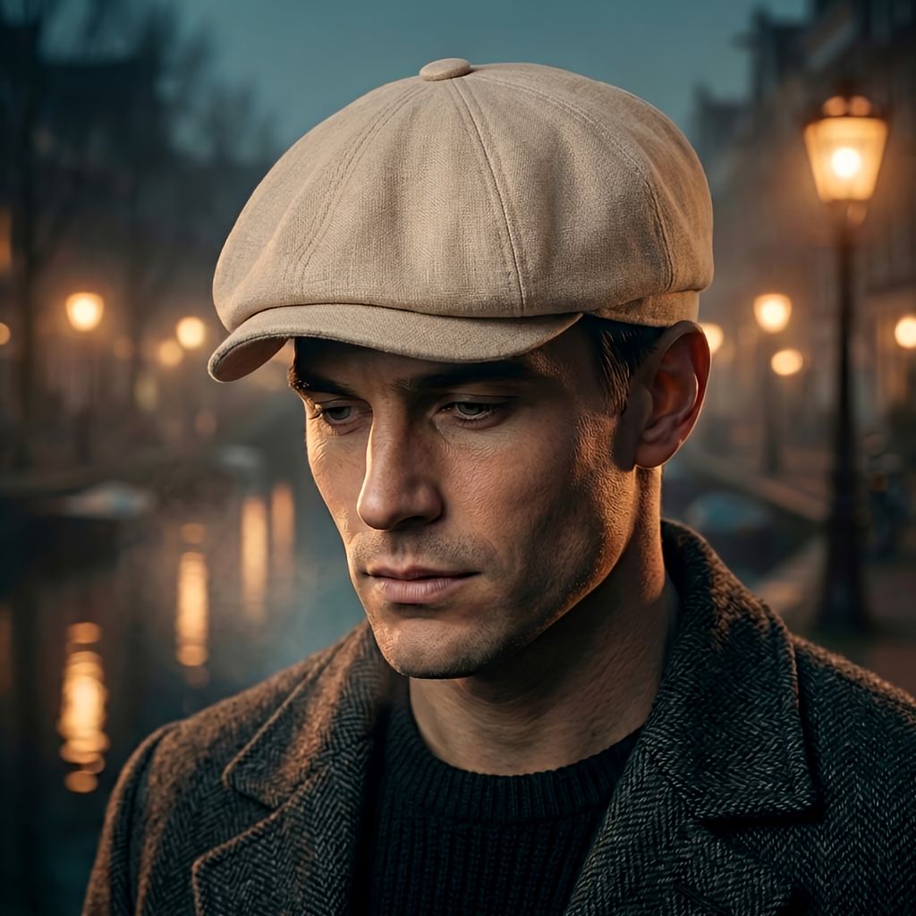 Vintage flatcaps – klassisk newsboy-lue i retrostil