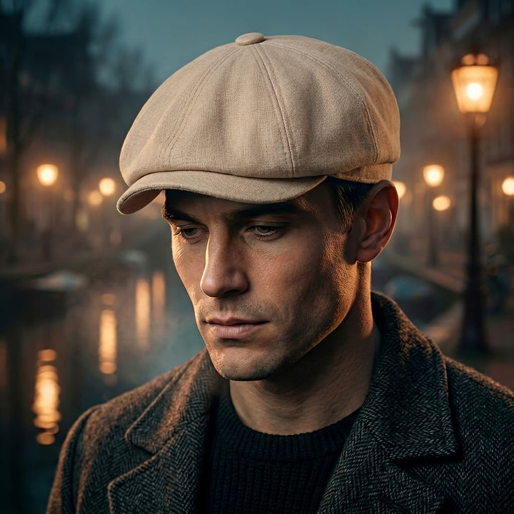 Vintage flatcaps – klassisk newsboy-lue i retrostil