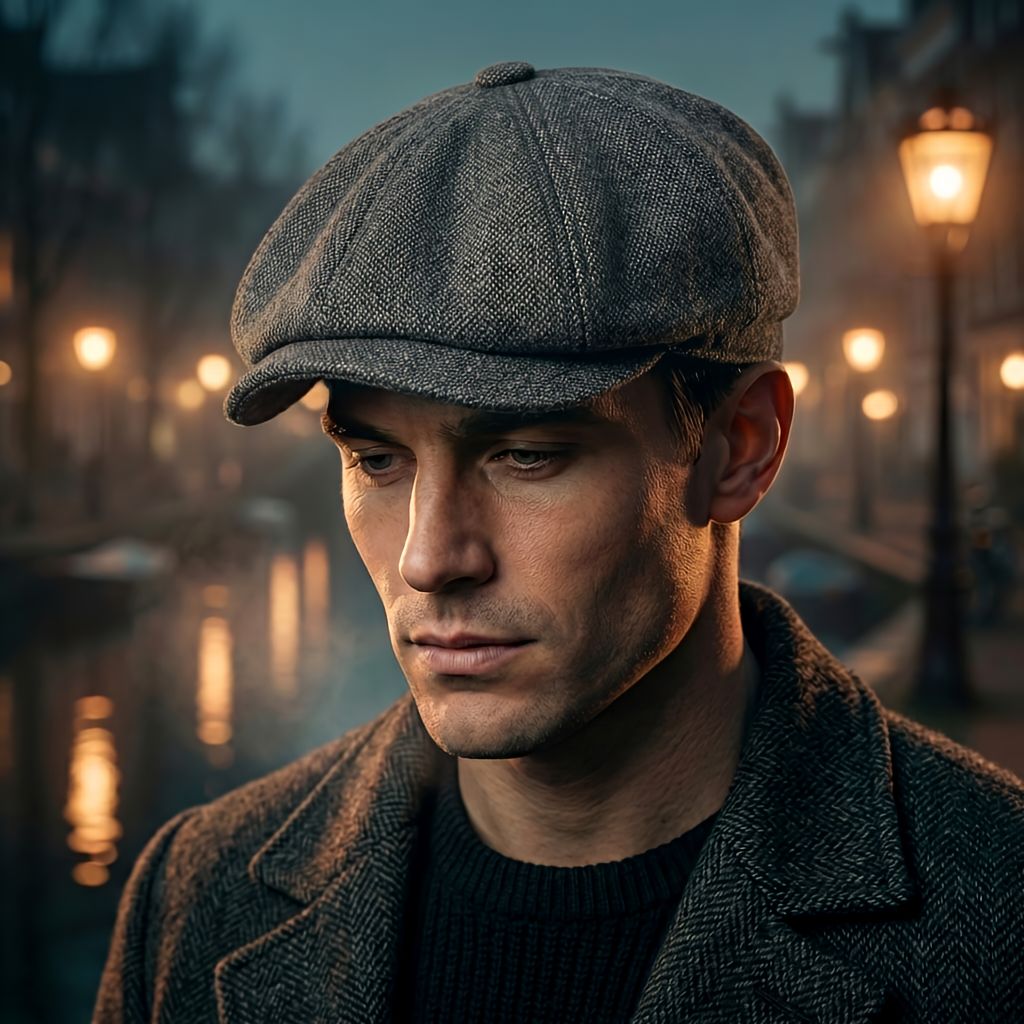 Vintage flatcaps – klassisk newsboy-lue i retrostil
