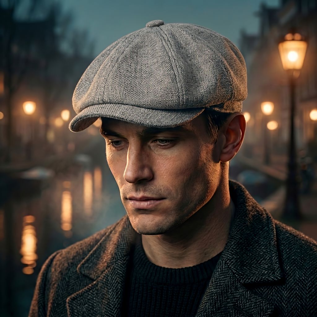 Vintage flatcaps – klassisk newsboy-lue i retrostil