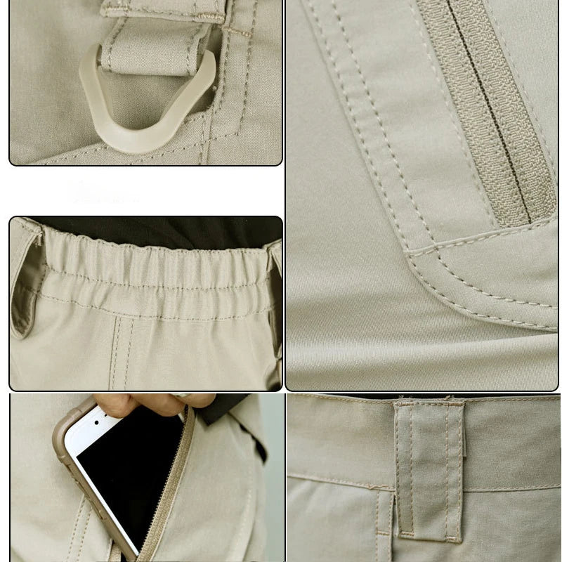 Taktiske cargoshorts for herre | Funksjonelt uteliv-design