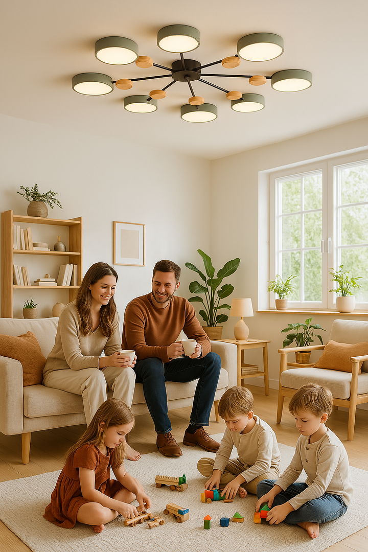 NordicGlow | Forgrenet LED-taklampe i skandinavisk stil