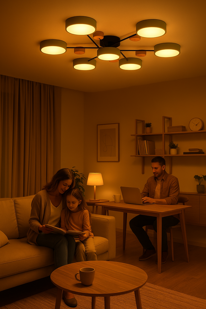 NordicGlow | Forgrenet LED-taklampe i skandinavisk stil