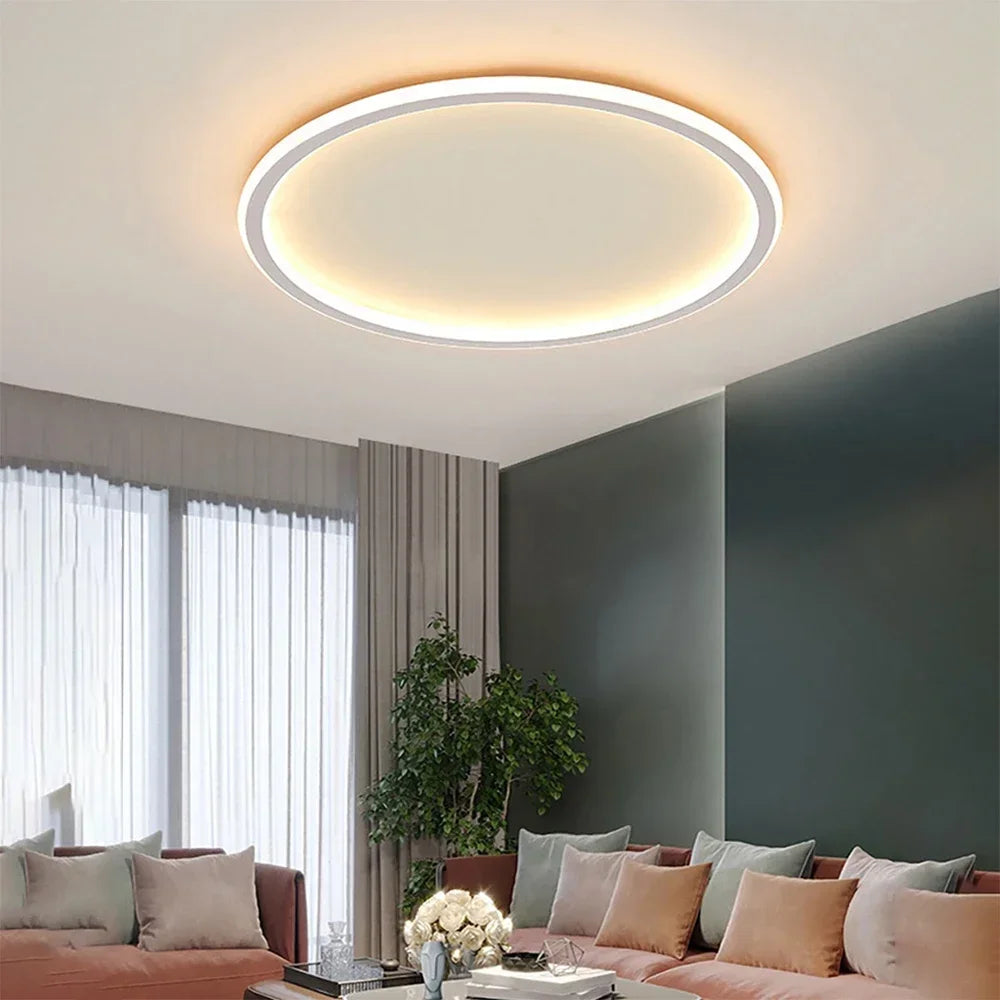 Rund LED-taklampe i skandinavisk stil | 1 lyskilde