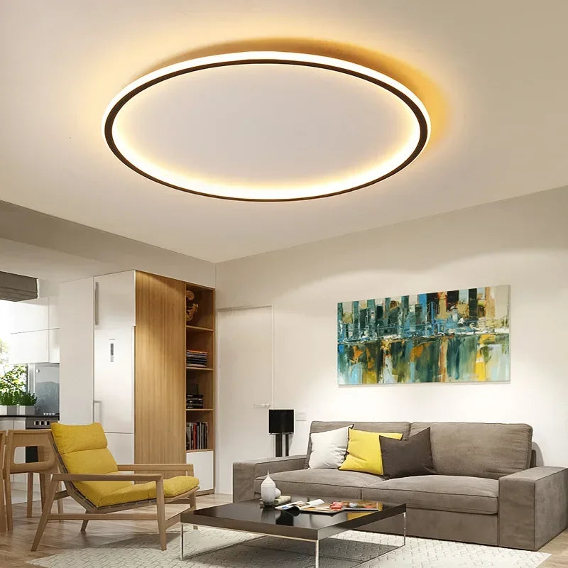 Rund LED-taklampe i skandinavisk stil | 1 lyskilde