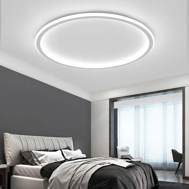 Rund LED-taklampe i skandinavisk stil | 1 lyskilde