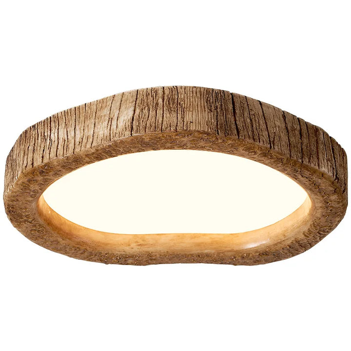 Rustikk LED-taklampe i trelook - Auralog