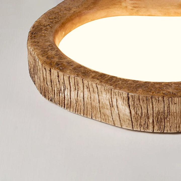 Rustikk LED-taklampe i trelook - Auralog