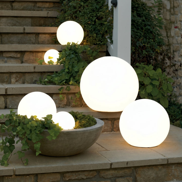 Solcelledrevet hagekule-lampe – trådløs, vanntett utelampe
