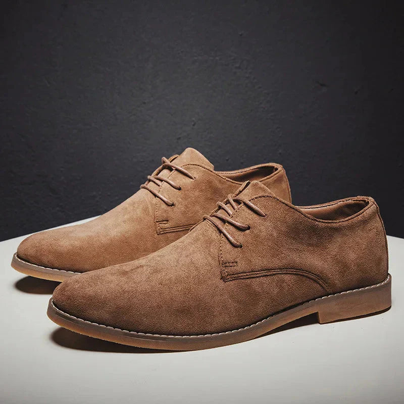 Suede Oxford Sko for Menn