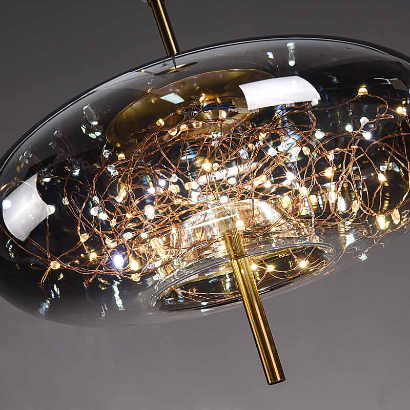 AstraGlow moderne hengelampe | Luksuriøs LED-hengelampe for nattbord