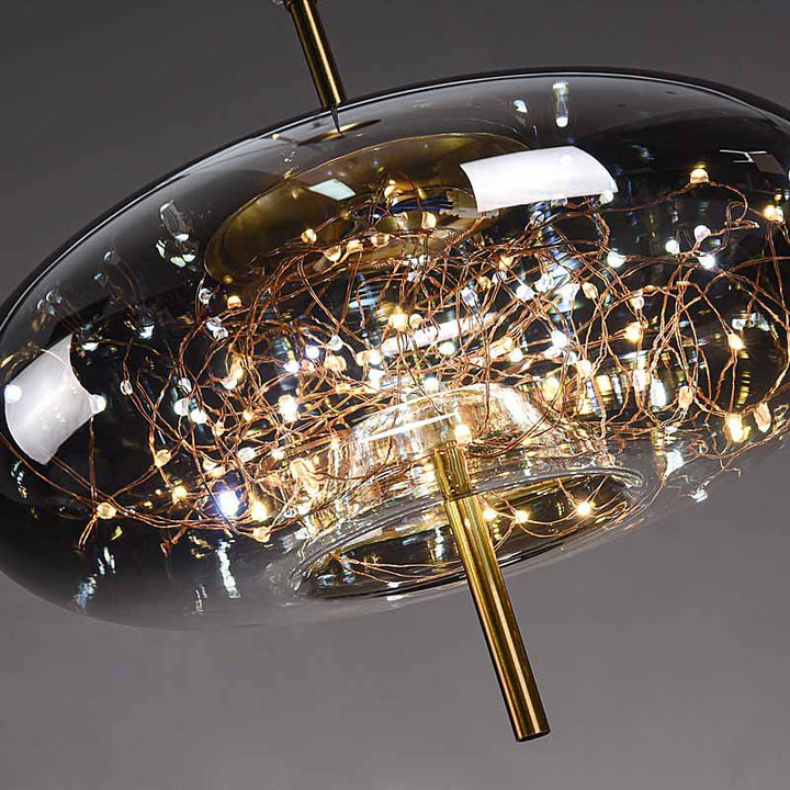 AstraGlow moderne hengelampe | Luksuriøs LED-hengelampe for nattbord