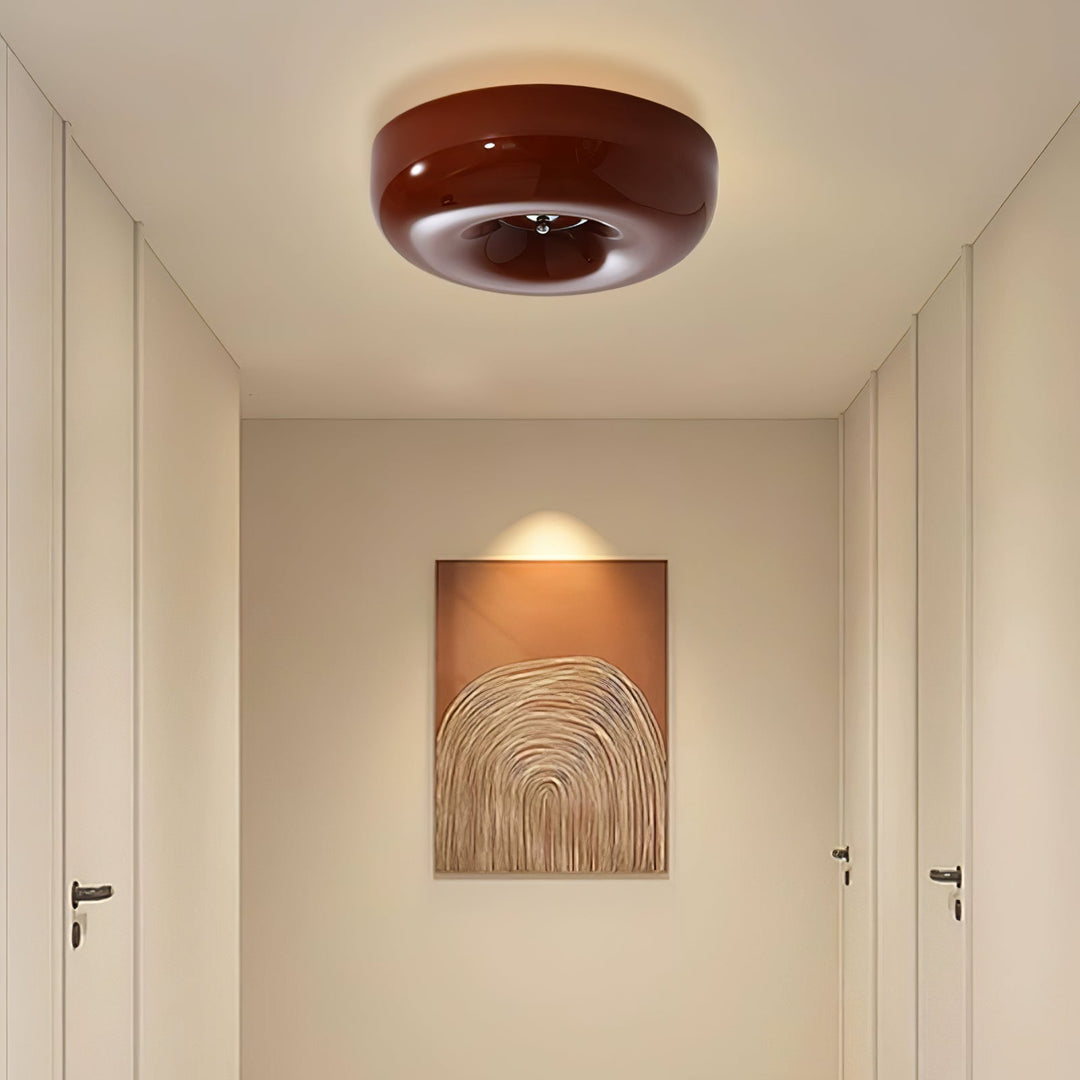 Afralia Moderne Plafond i Virvlet Glass