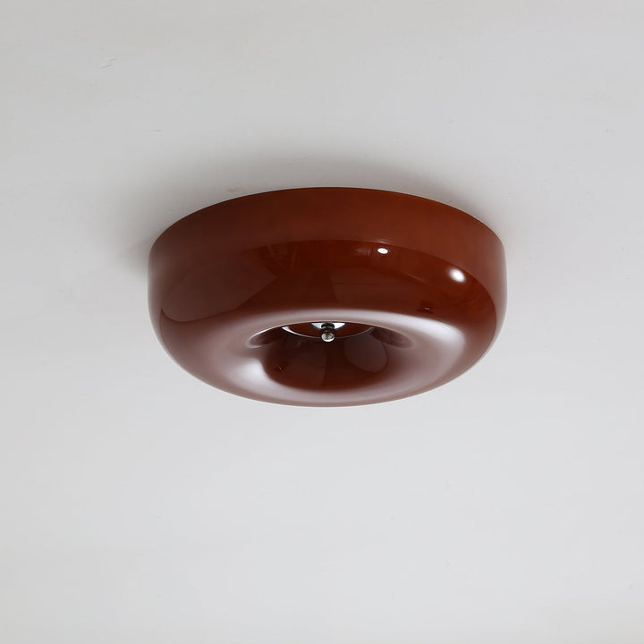 Afralia Moderne Plafond i Virvlet Glass