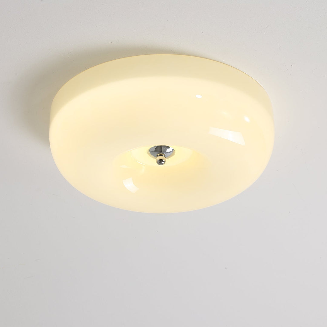 Afralia Moderne Plafond i Virvlet Glass