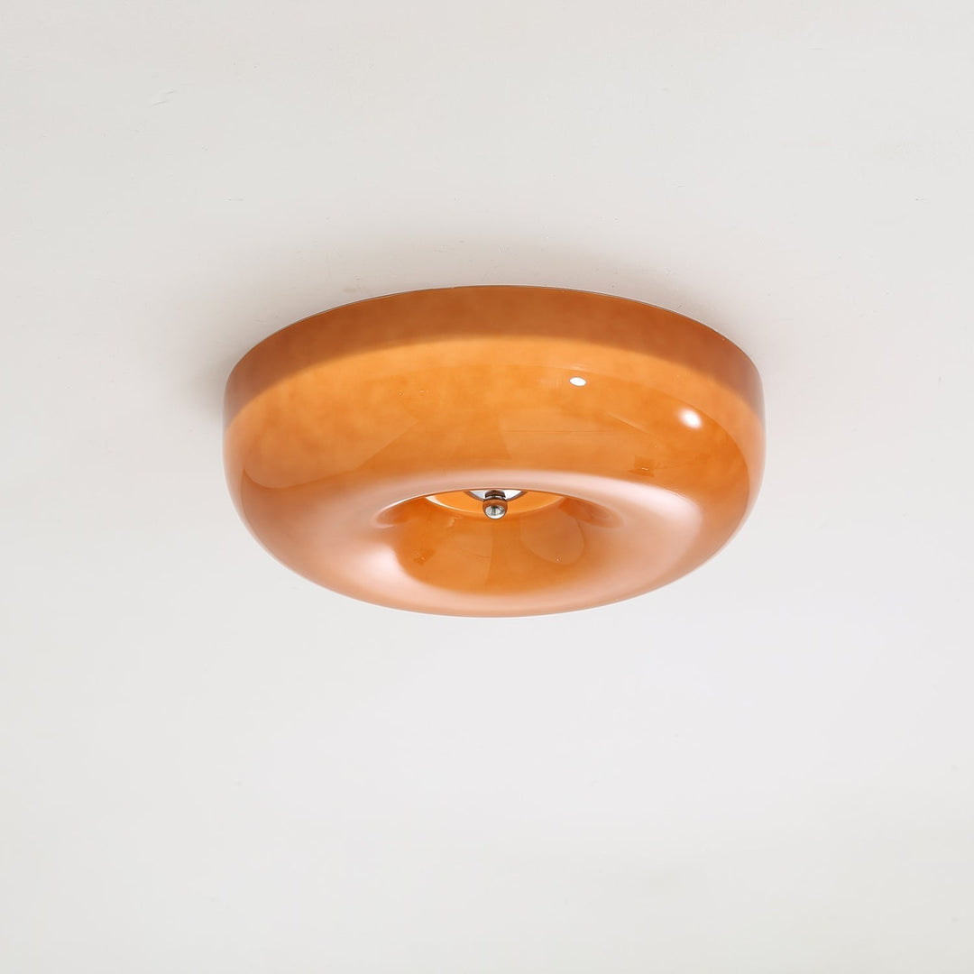 Afralia Moderne Plafond i Virvlet Glass