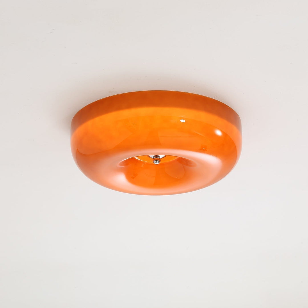 Afralia Moderne Plafond i Virvlet Glass
