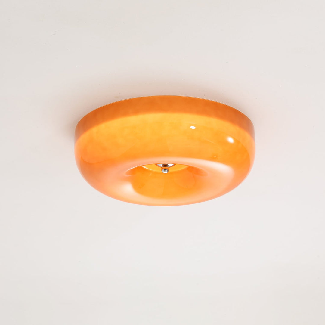 Afralia Moderne Plafond i Virvlet Glass