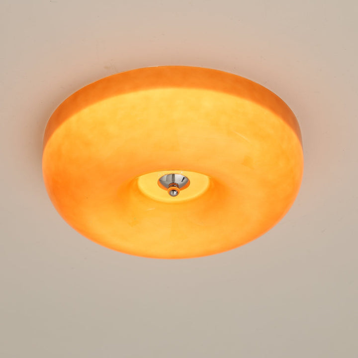 Afralia Moderne Plafond i Virvlet Glass