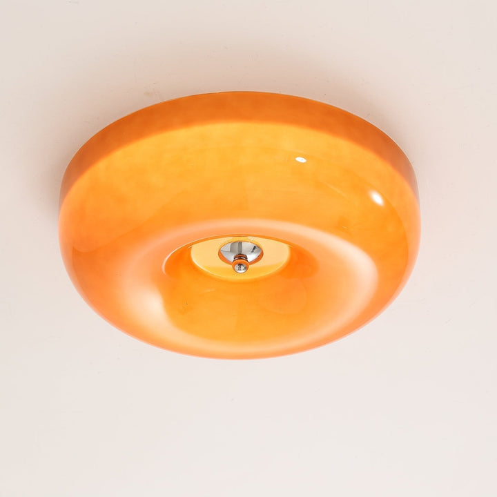Afralia Moderne Plafond i Virvlet Glass