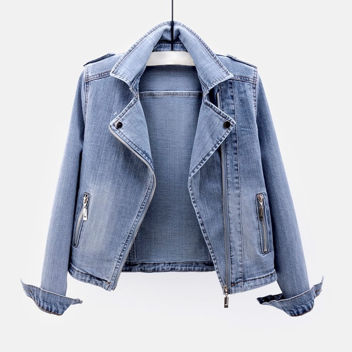 Kvinners Denim Jakke Tidloes Stil for Alle Sesonger