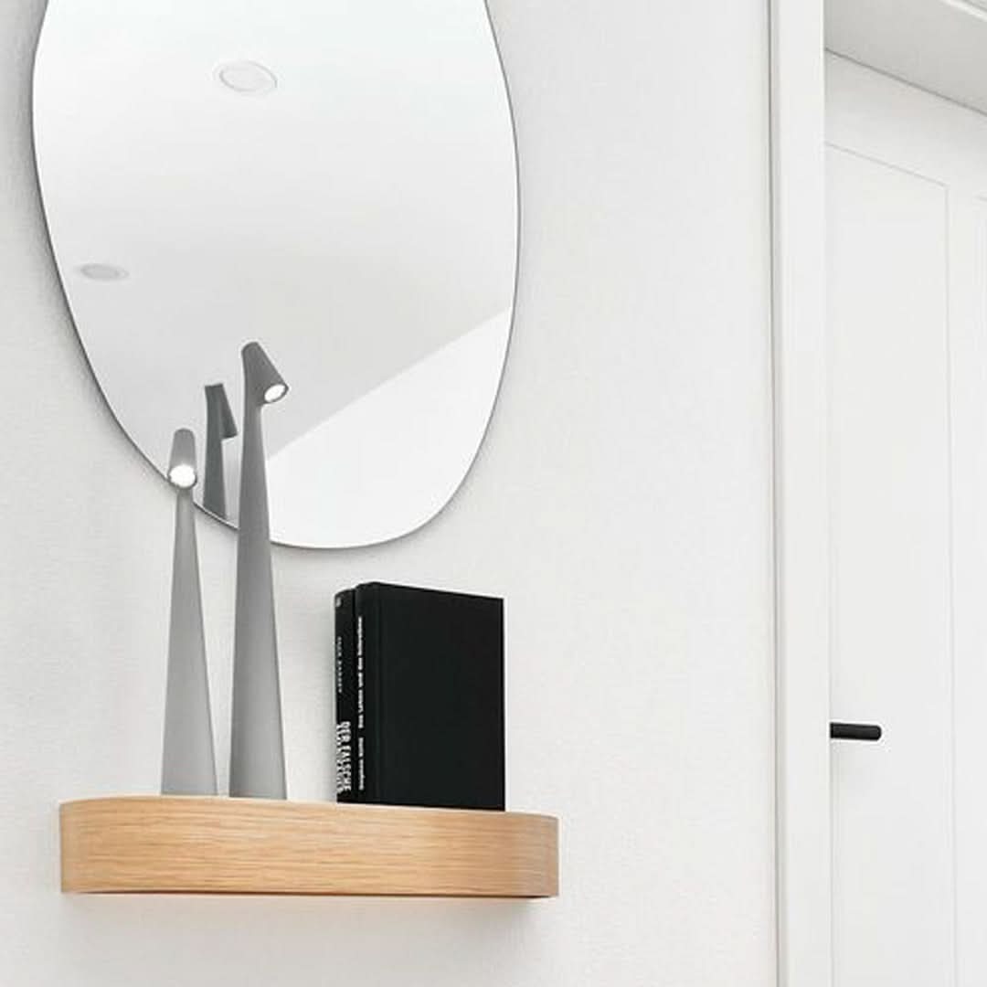 Trådløs LED-bordlampe i designerstil med 3-trinns touch-dimming