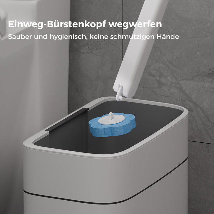 Toalettbørste til engangsbruk | Antibakterielle, hygieniske svampehoder