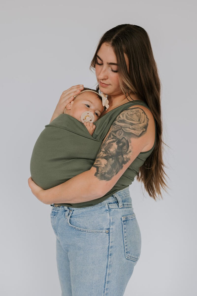 T-skjorte for bæring av baby | Pustende og ergonomisk | For mamma og pappa | Bondtee