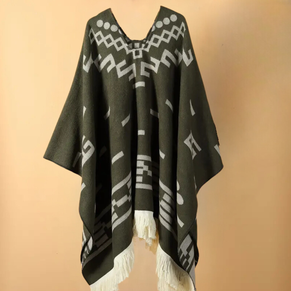 Lämmin poncho miehille - Kael