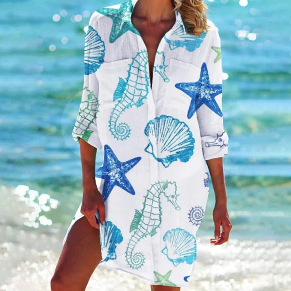 Kvinners Sommer Skjorte – Avslappet Design