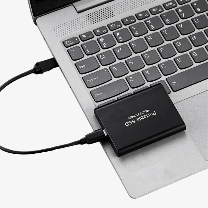 Bærbar høyhastighets ekstern SSD